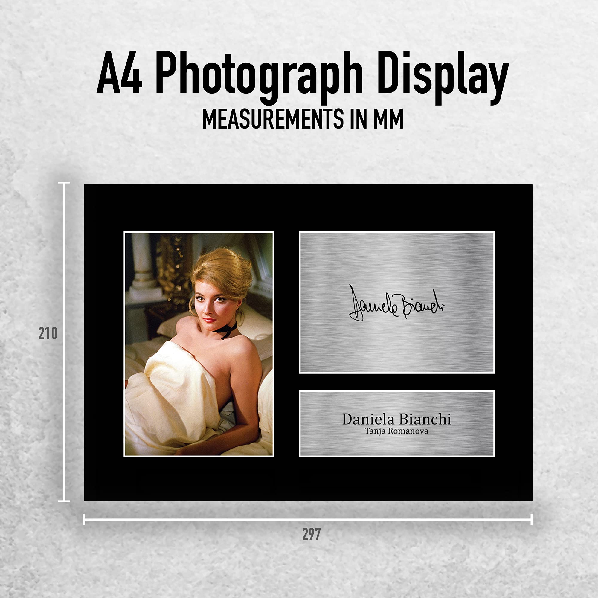 HWC Trading A4 Daniela Bianchi James Bond From Russia with Love Gifts  Printed Signed Autograph Picture for Movie Memorabilia Fans : Amazon.co.uk:  Home ...