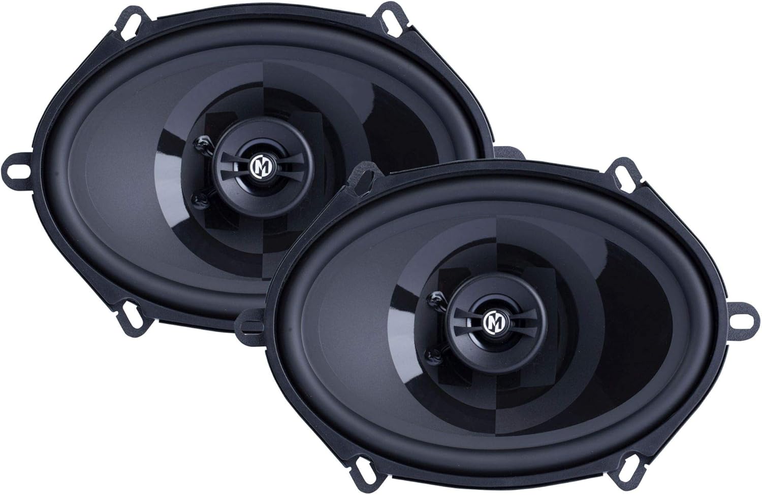 Memphis Audio PRX57 Power Reference Series 5x7 2-Way Coaxial Speakers with Swivel Tweeters - Pair