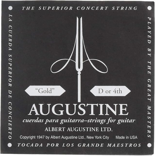 Augustine struny do gitary klasycznej Classic - Gold Label normalny naciąg D4 średni .0315"/0,80mm