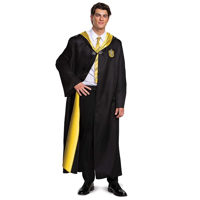 Buy Harry Potter Robe, Deluxe Wizarding World Hogwarts House Themed