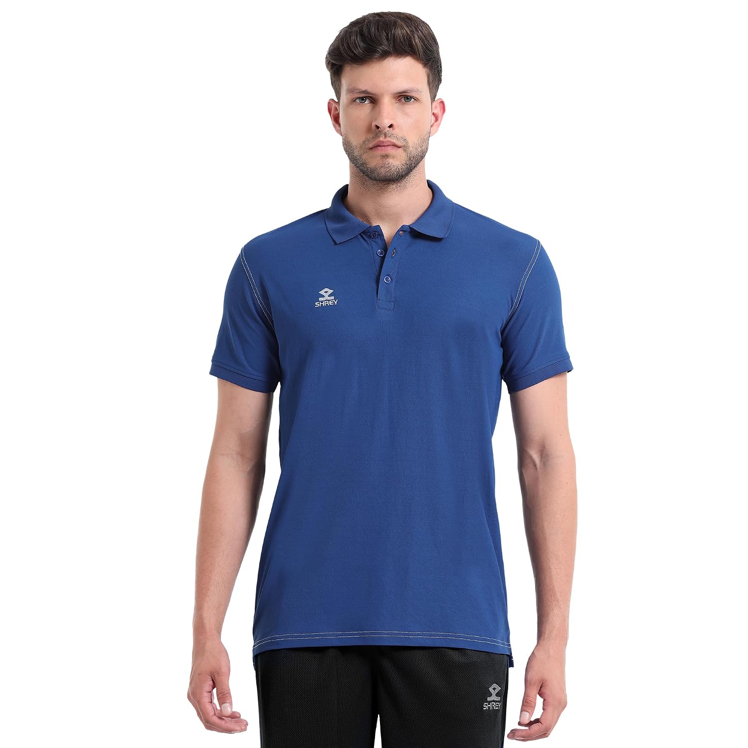 SHREY Prime Essential Polo T Shirt for Men's