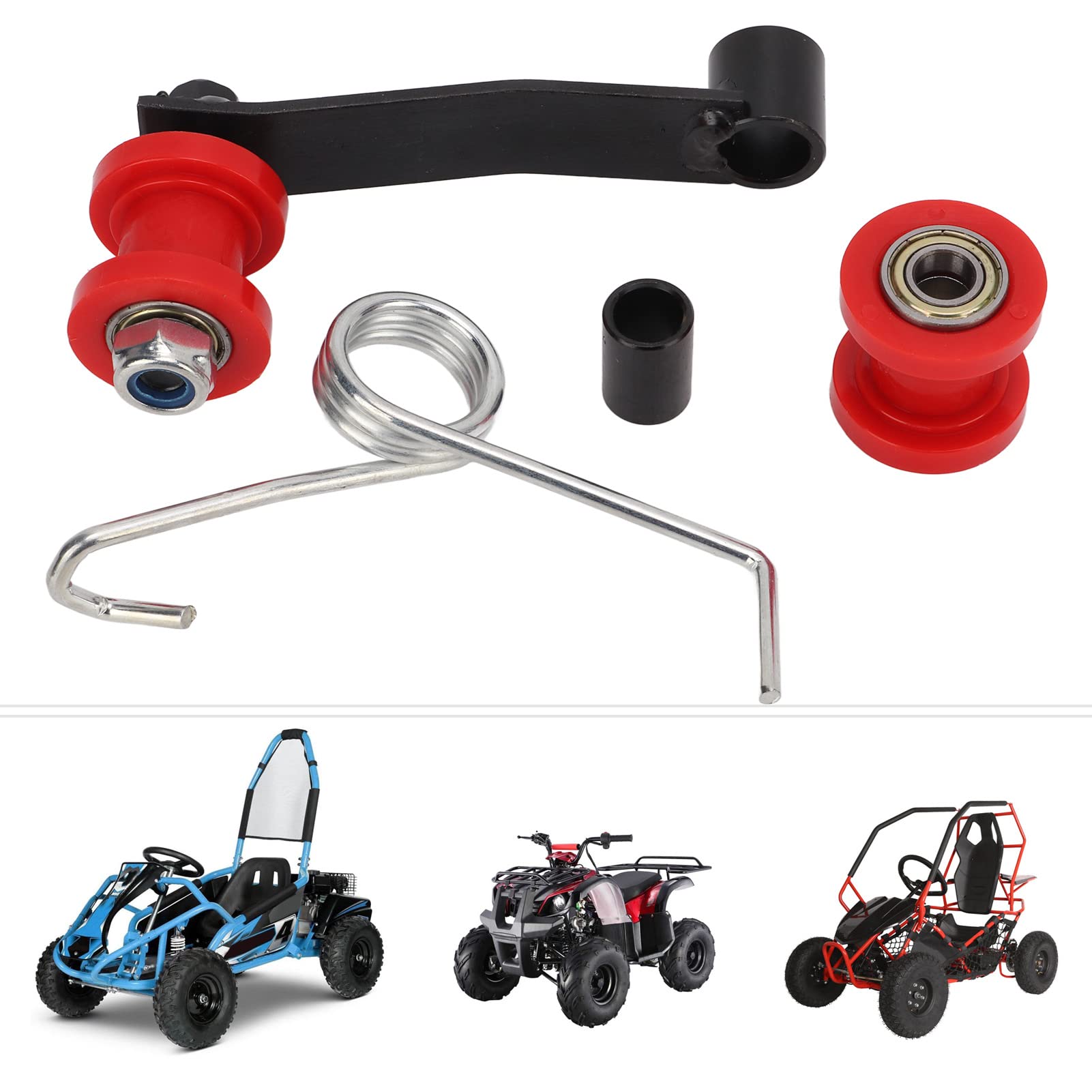 Galet Tendeur de Chaîne, Tendeur de Chaîne, Tendeur de Chaîne pour ATV Coolster Go Kart 110 125 150 200 250