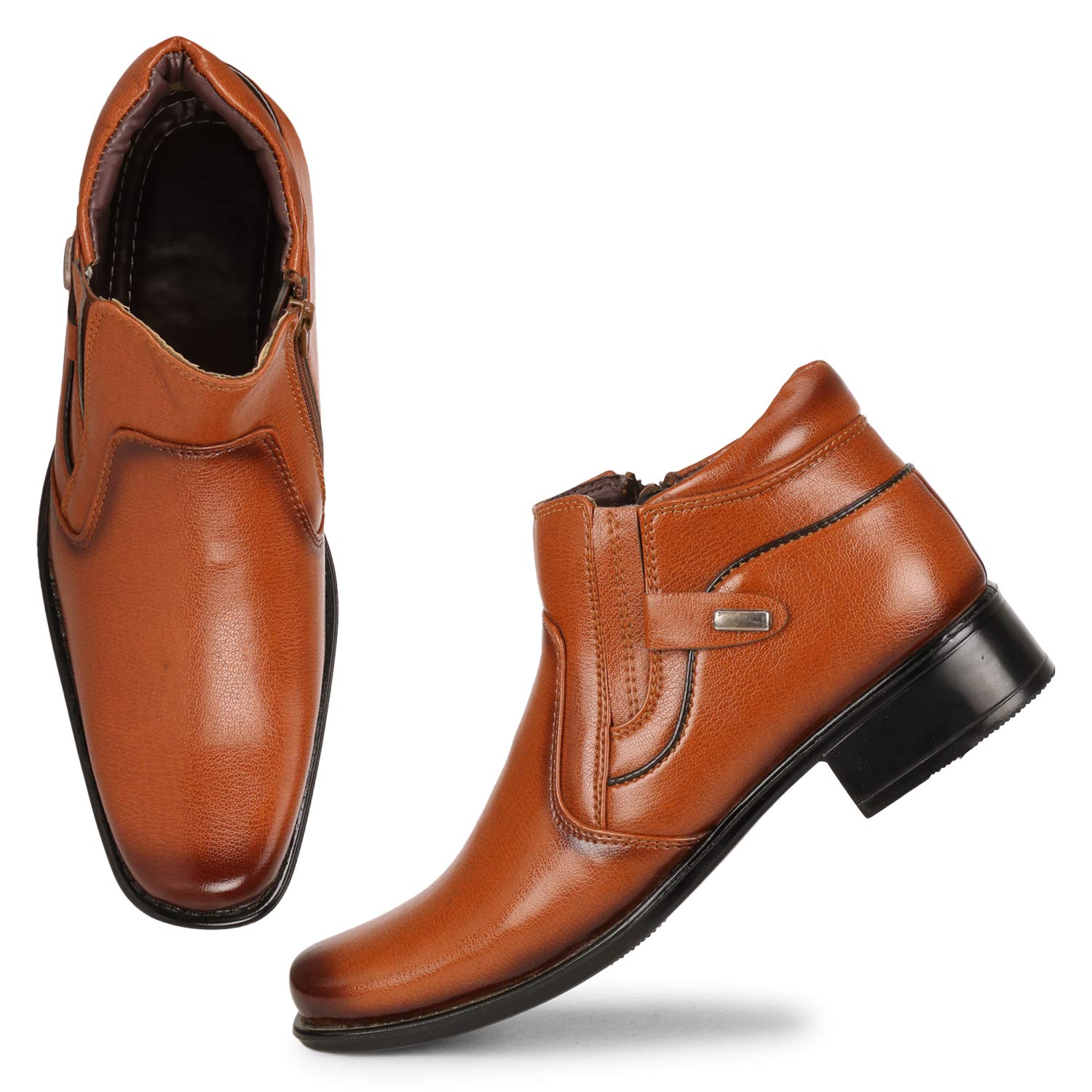 WENZEL Fashionable Zipper Slip-On Boots For Men and Boys (B0BYDSRQG7) Amazon Price History, Amazon Price Tracker