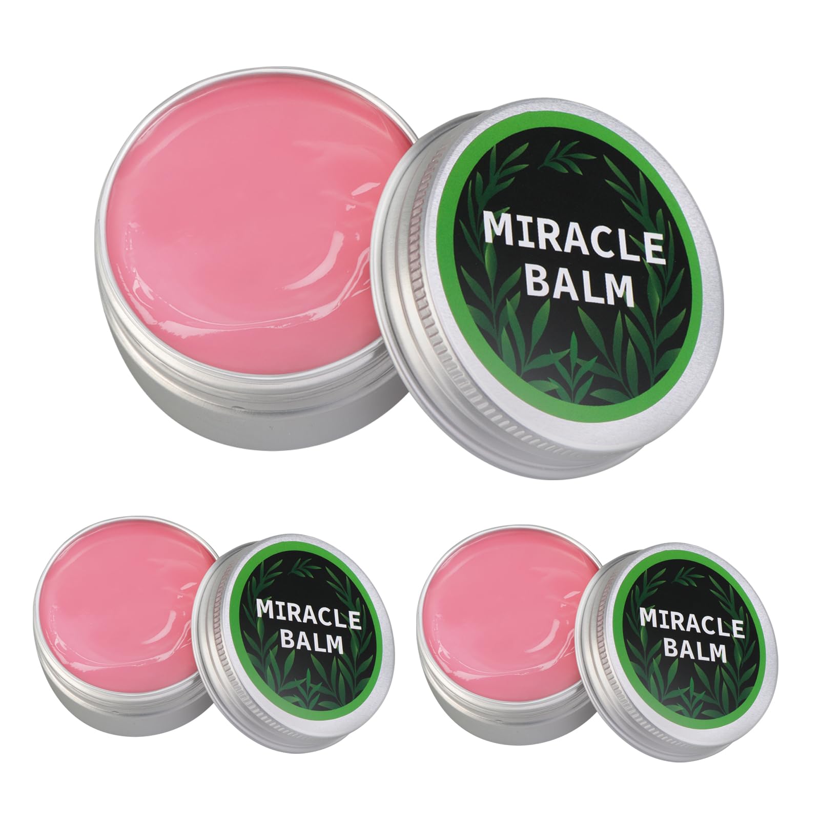 3Pcs Miracle Balm, Miracle Balm for Edema, Soothing Joint Cream for Back, Hands, Feet and Body 3oz