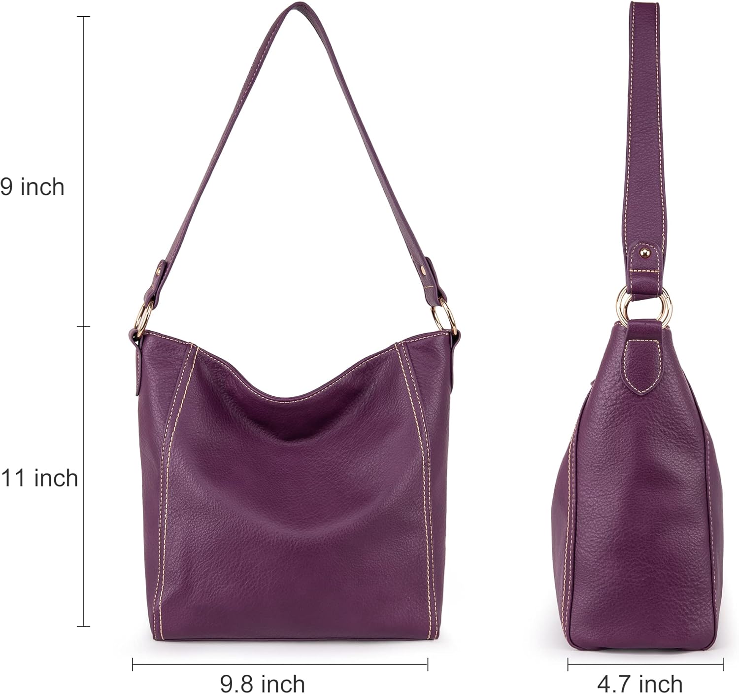 Montana West Purse for Women Trendy Soft Shoulder Purses and Handbags Hobo Bags - Image 4