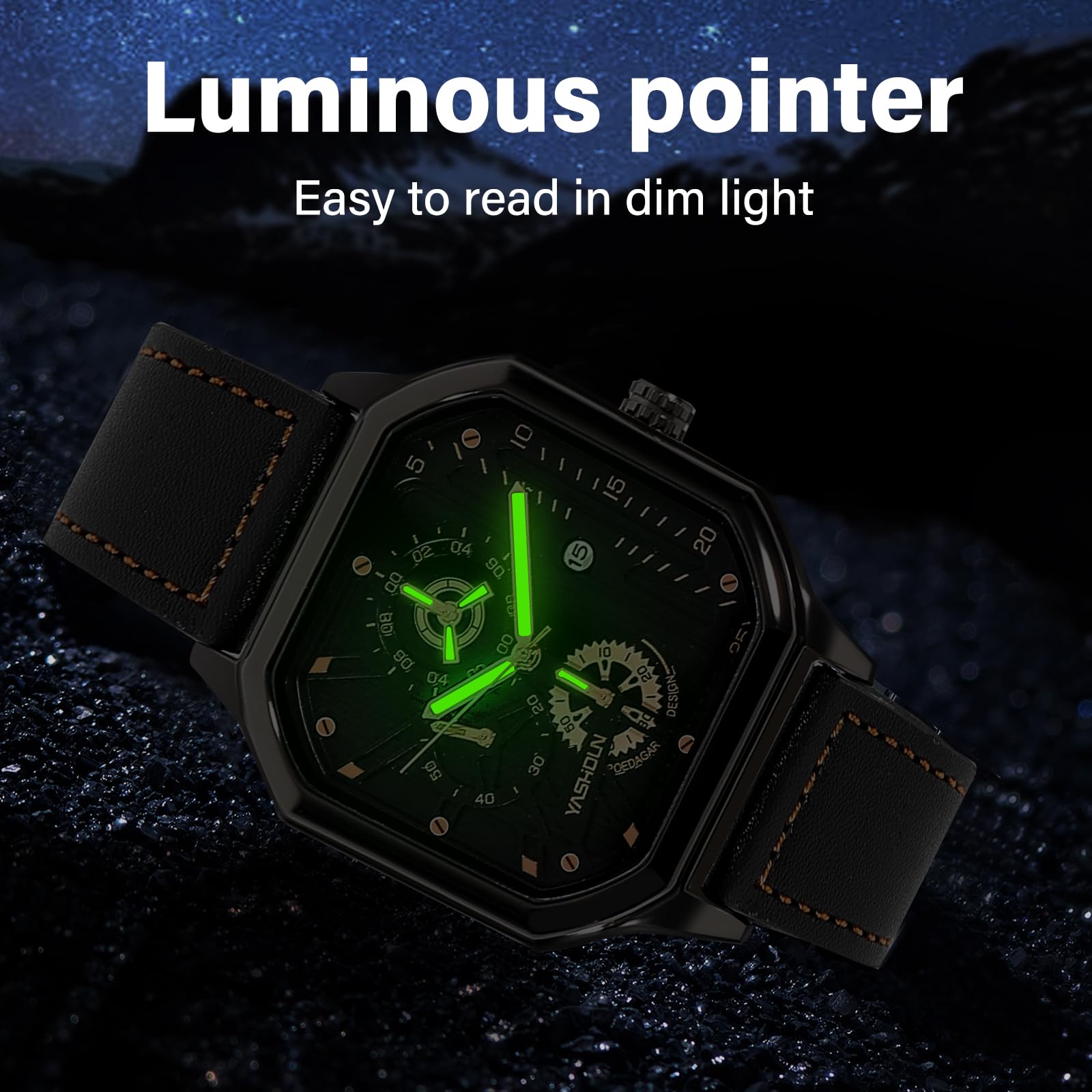 Juego de Regalo para Hombre, Reloj de Pulsera, Llavero, Gafas de Sol, día del Padre, día de San Valentín, Boda, Navidad, Novio, Regalo