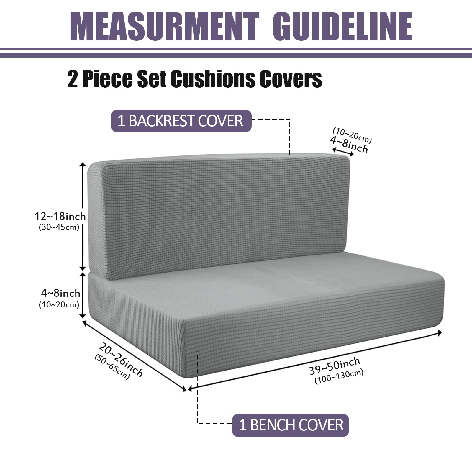 Housses De Coussin Velours Pour Caravane - 2 Pièces, Réglables, Coffee