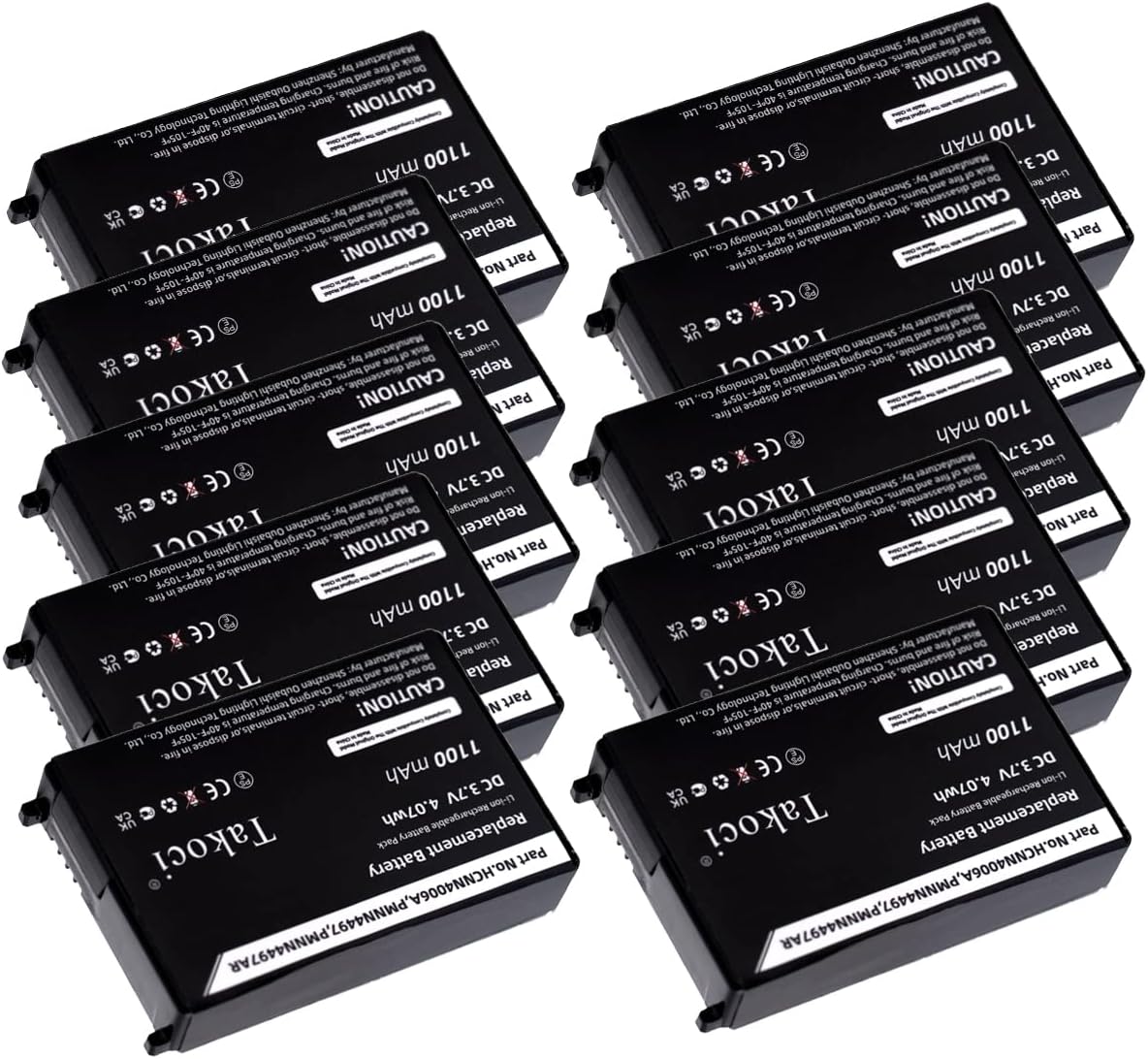 10Pack Replacement Battery for CLS1110 CLS1114 VL50 CLS1100 CLS1410 Series,fit Part no BAT56557 HCLE4159B HCNN4006 56557