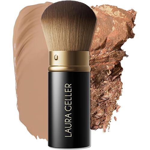 LAURA GELLER NEW YORK Cosmetic Professional Makeup Brushes - Cruelty-Free - 01 Retractable Airbrush Kabuki Brush