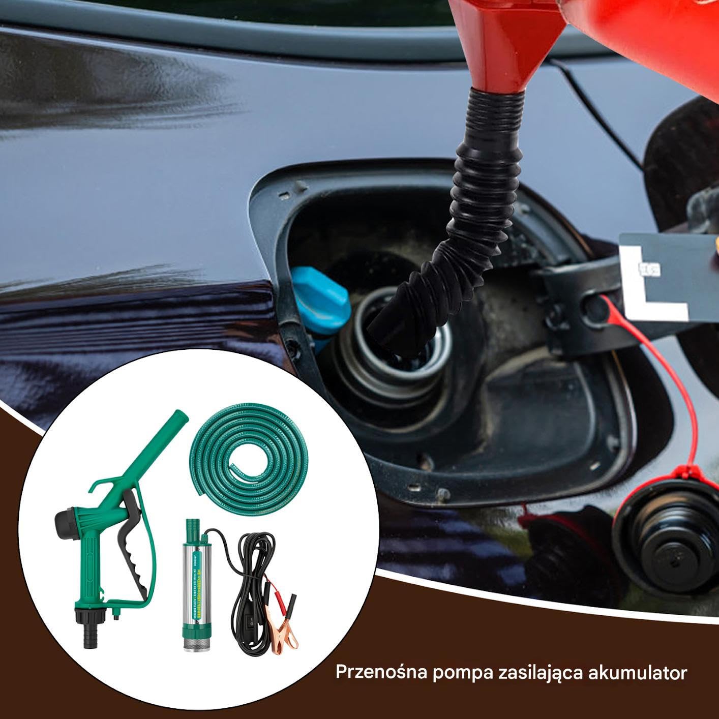 Pompa Do Transferu Wody Elektryczna Pompa I Ekstraktor Do Płynów | Przenośny Ekstraktor Syfonowy Do Oleju Do Samochodu Ogrodu Rolnictwa Łodzi i Gospodarstwa