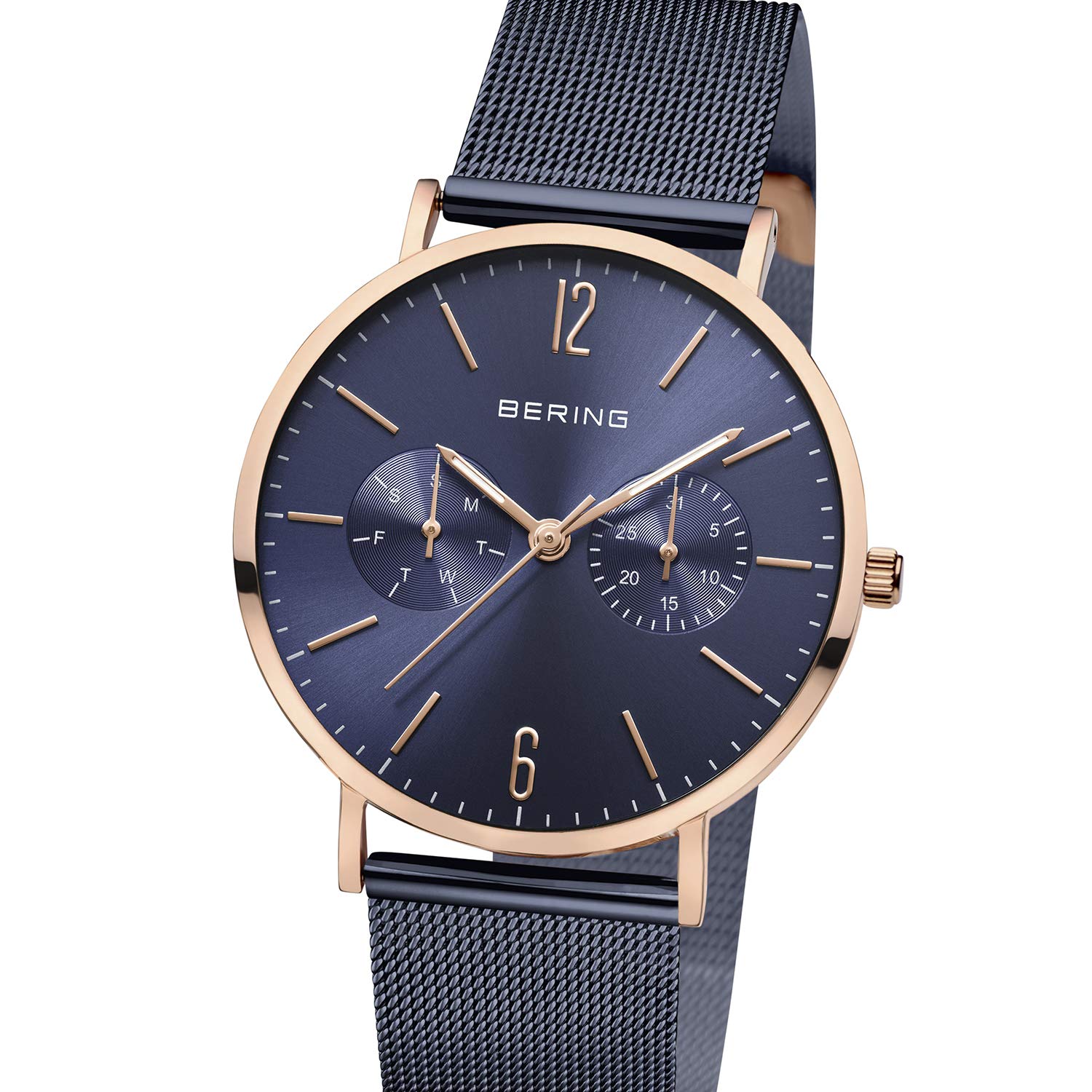 BERING Mujer Análoga Cuarzo Reloj de Pulsera de colección con Acero Inoxidable Pulsera und Cristal de Zafiro
