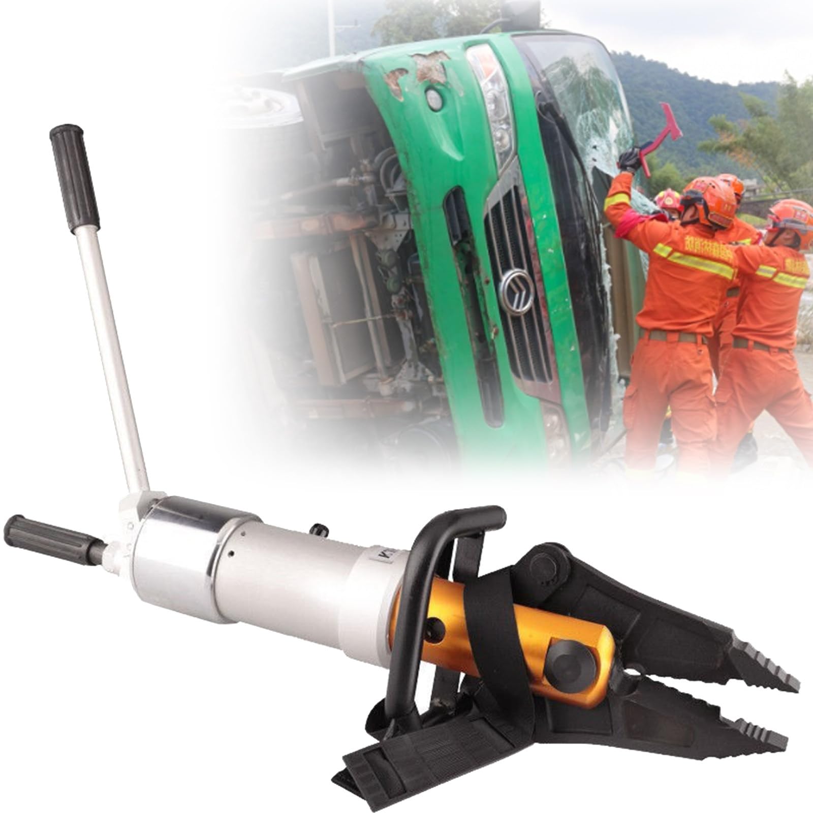 ylpddmm Integral Portable Hydraulic Spreader Stretching Pliers Cutter Woodencasepacking