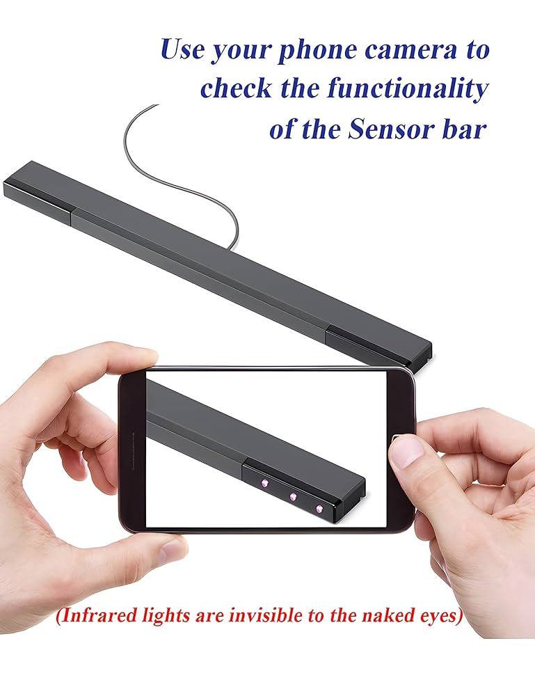 新品センサーバー付き＋Wii＋バランスボード＋ソフト＋ヌンチャク 並行輸入品】WiiU / Wii センサーバー 赤外線 _. : YouShowShop