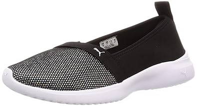 silver sparkle puma shoes