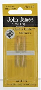 GoldN Glide Milliners Needles -Size 10 10/Pkg