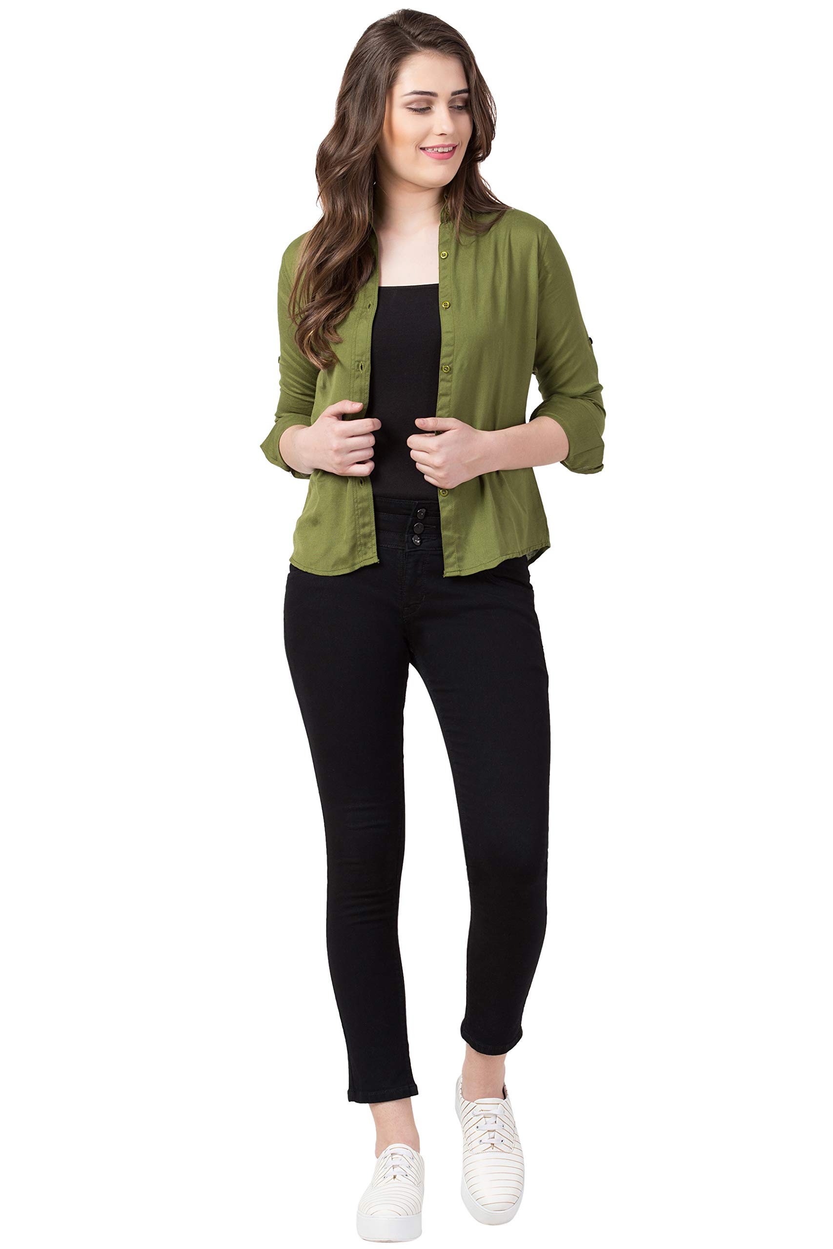 funday fashion Women's Rayon Blend Regular Fit Shirt-picture-52