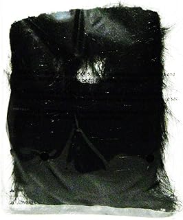 PIRATE BEARD Black Halloween Costume Accessory Makeup Pirates Caribbean New