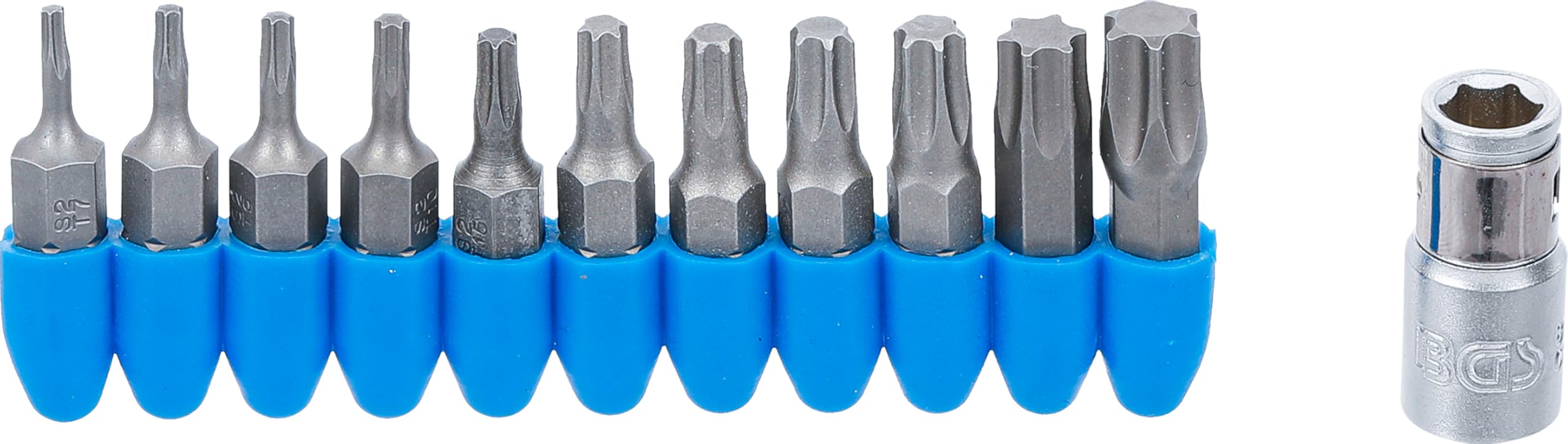 BGS 784 | Bit Set | 6.3 mm (1/4") Drive | T-Star (for Torx) | 11 pcs.