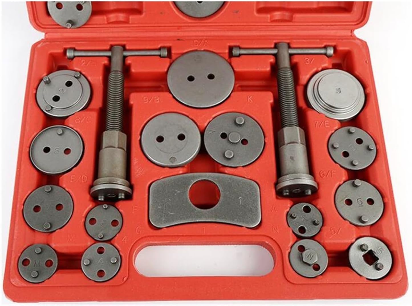 Car Brake Pad Tool 22PCS Brake Caliper Piston Tool Separator Replacement Piston Rewind Disassemble Repair Hand Tool Kits