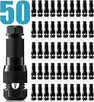 Vista 10 de SUNVIE Conectores de iluminación de paisaje, conector Fastlock de cable de bajo voltaje, conector de bajo voltaje impermeable de calibre 12-14