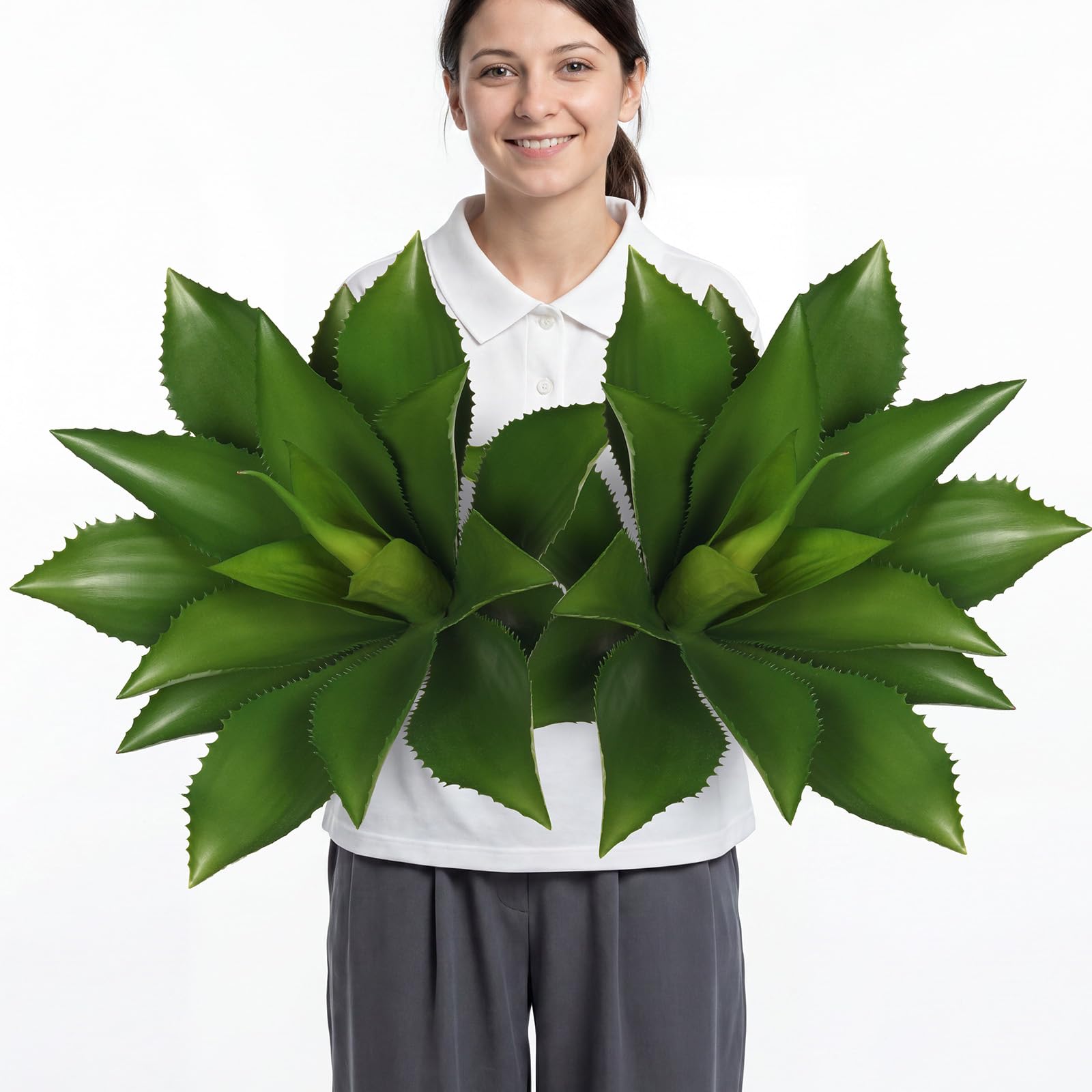 Plante d'agave artificielle sans entretien Velener 61 cm pour remplacer les plantes mortes