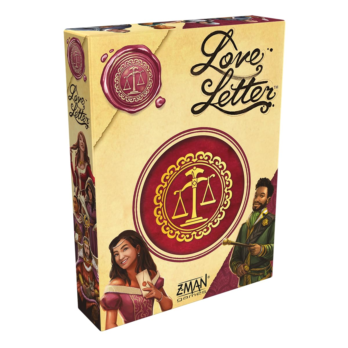 Z-Man Games, Love Letter, Kennerspiel, Kartenspiel, 2-6 Spieler, ab 10+ Jahren, 15 Minuten, Deutsch