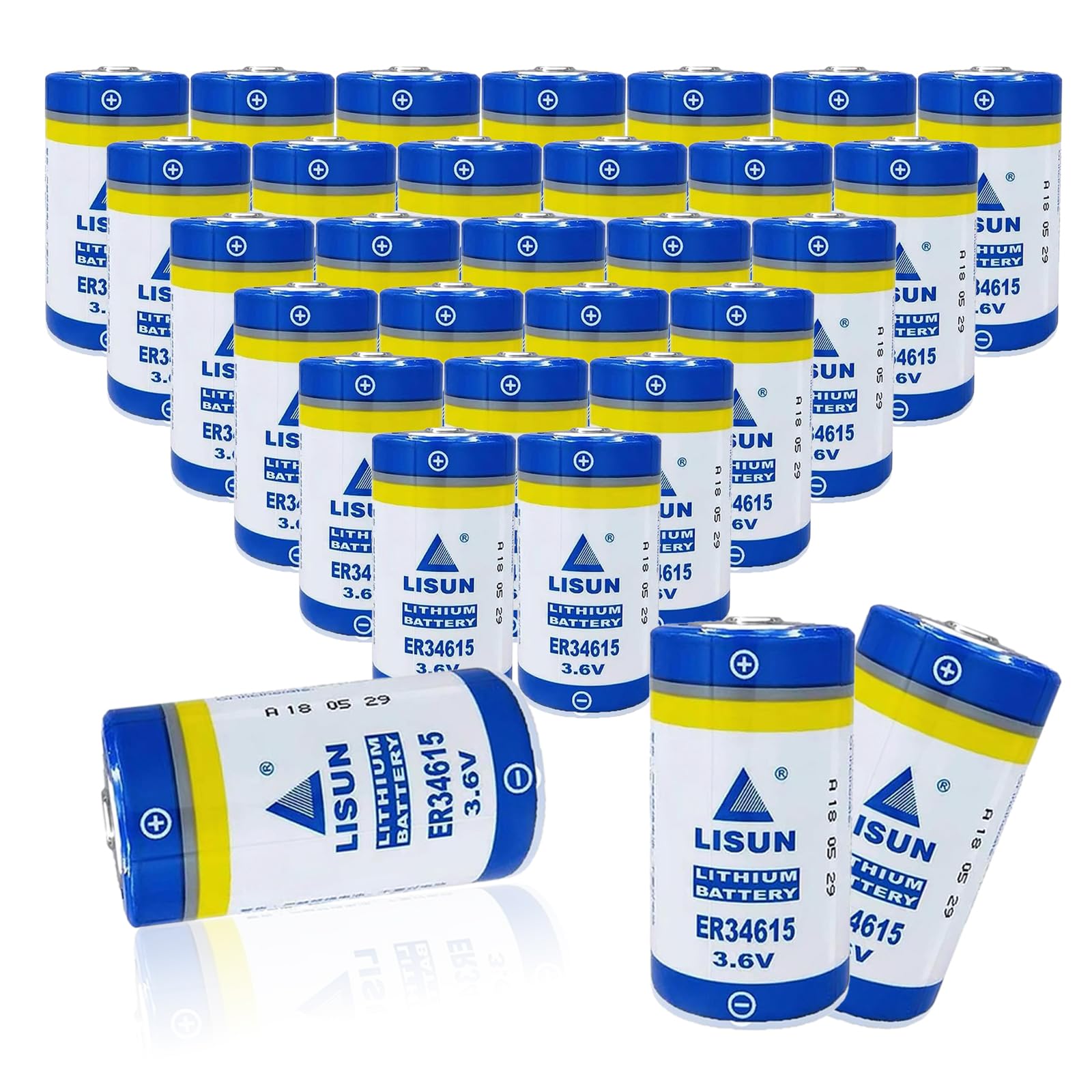 Meewellvetry (30 Pack ER34615 3.6V D Battery for CNC Machine Tool Programmer, 19000mAh