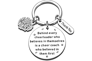 Cheer Coach Keychain- Cheer Coach Gift Cheer Keychain Cheer Coach Appreciation Gifts for Coach