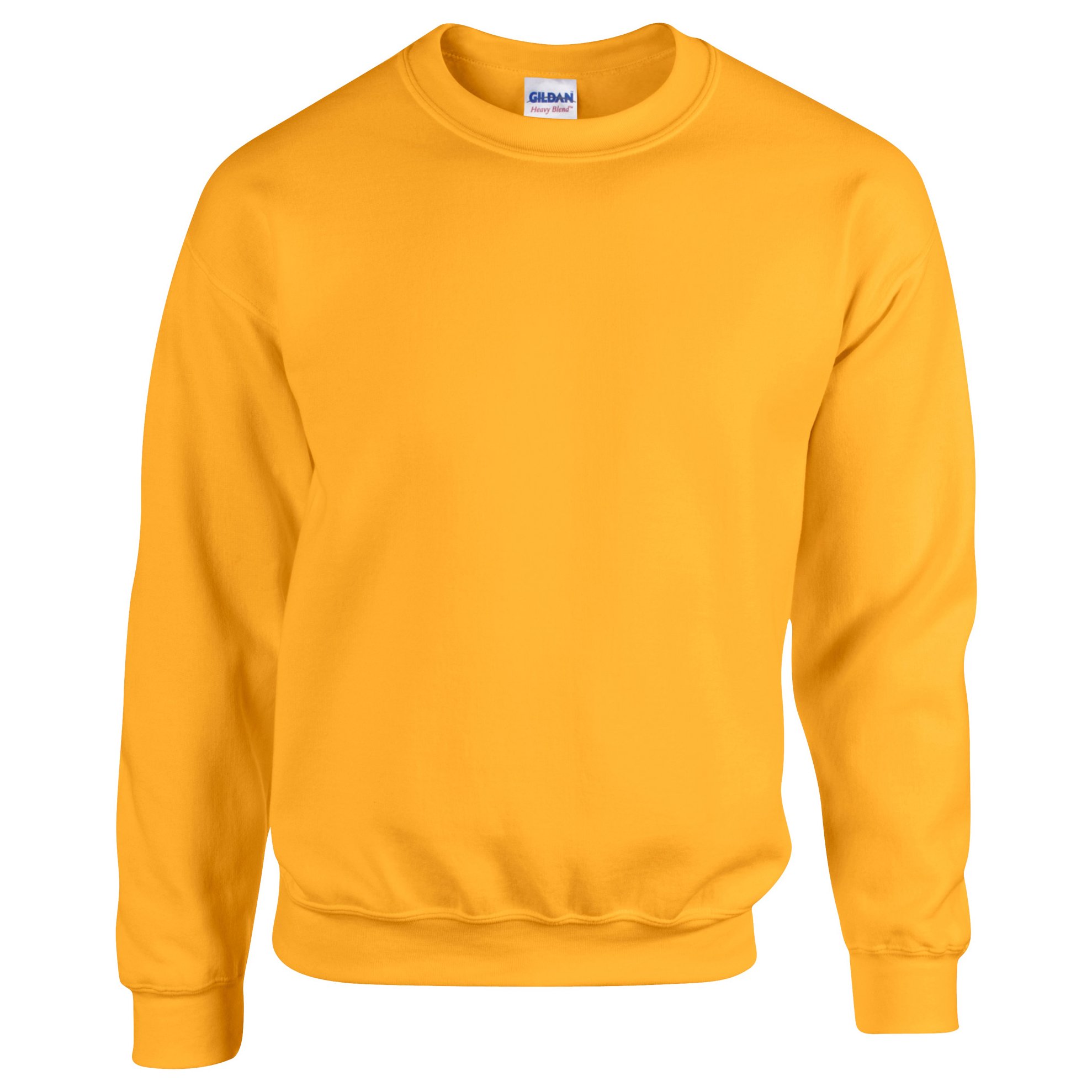 GILDAN Men's 50/50 Adult Crewneck Sweatshirt, Gold, XXL UK