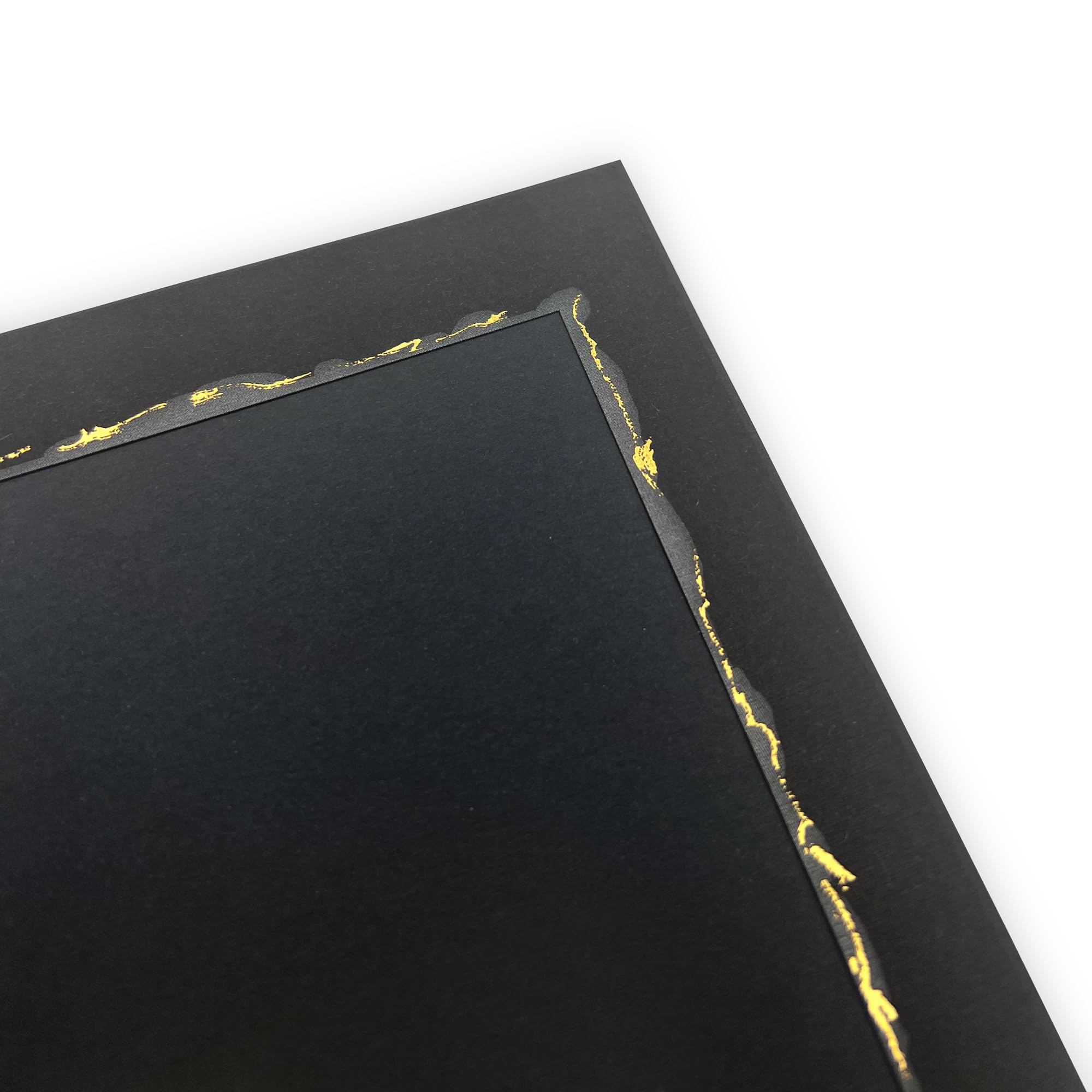 100 Stück Endlosleporello Leinen schwarz Silberdruck-Goldprägung für Bilder 13x18 cm nach Bedarf teilbar, für Jubiläum, Beerdigung, Trauerfeier, Geburtstag, Fotos, Lebenslauf
