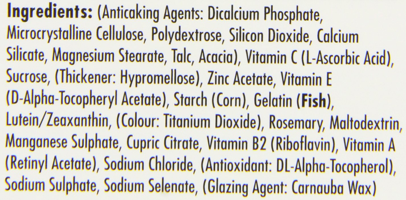 I-Caps Lutein and Zeaxanthin Dietary Supplement for Healthy Eyes 30 Tablets — Amazon image 6
