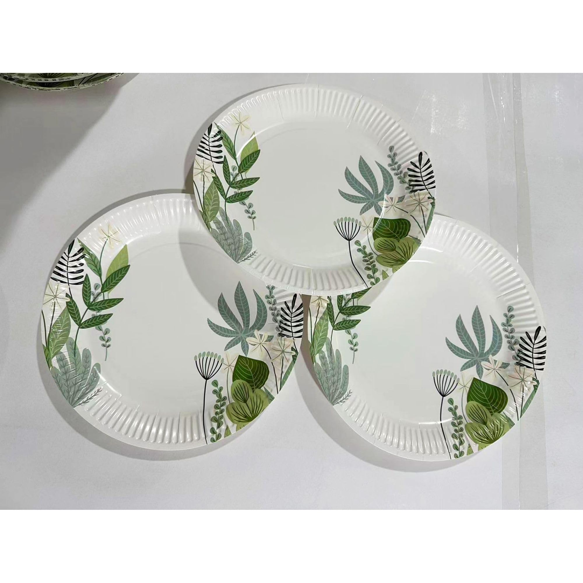 Algon Set Di 288 Piatti Usa E Getta – 18 Cm – Biodegradabili E Resistenti – Per Feste, Picnic Ed Eventi