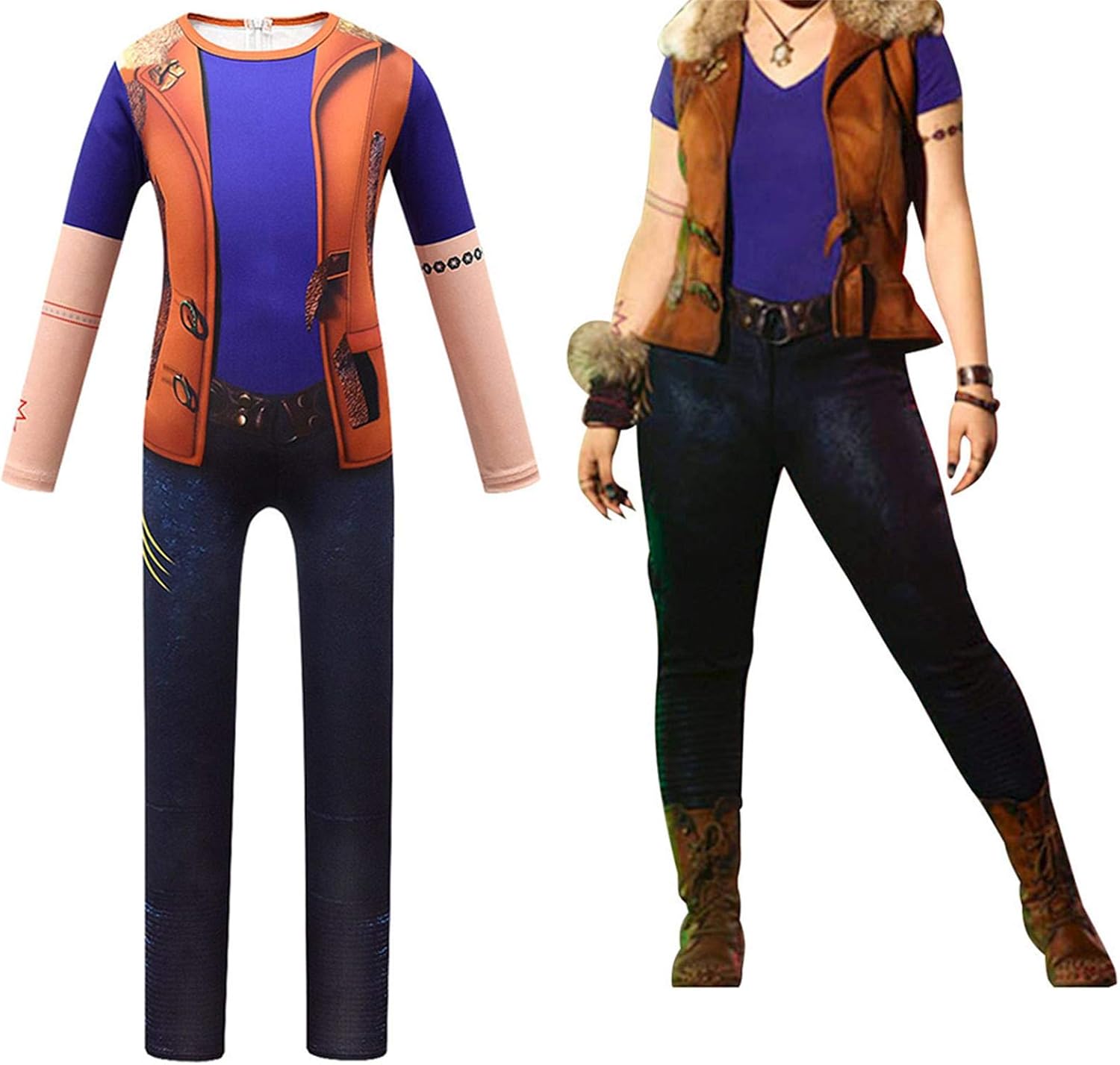 Wynter Costume Cosplay Bodysuit Zombies 2 Jumpsuit Outfit Halloween