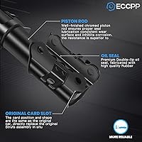 Vista 4 de ECCPP Juego de 2 puntales completos para Volvo XC90, amortiguador delantero para 2003-2014