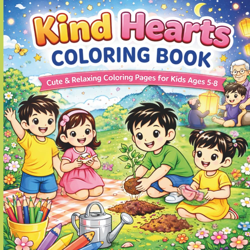 Kind Hearts Coloring Books