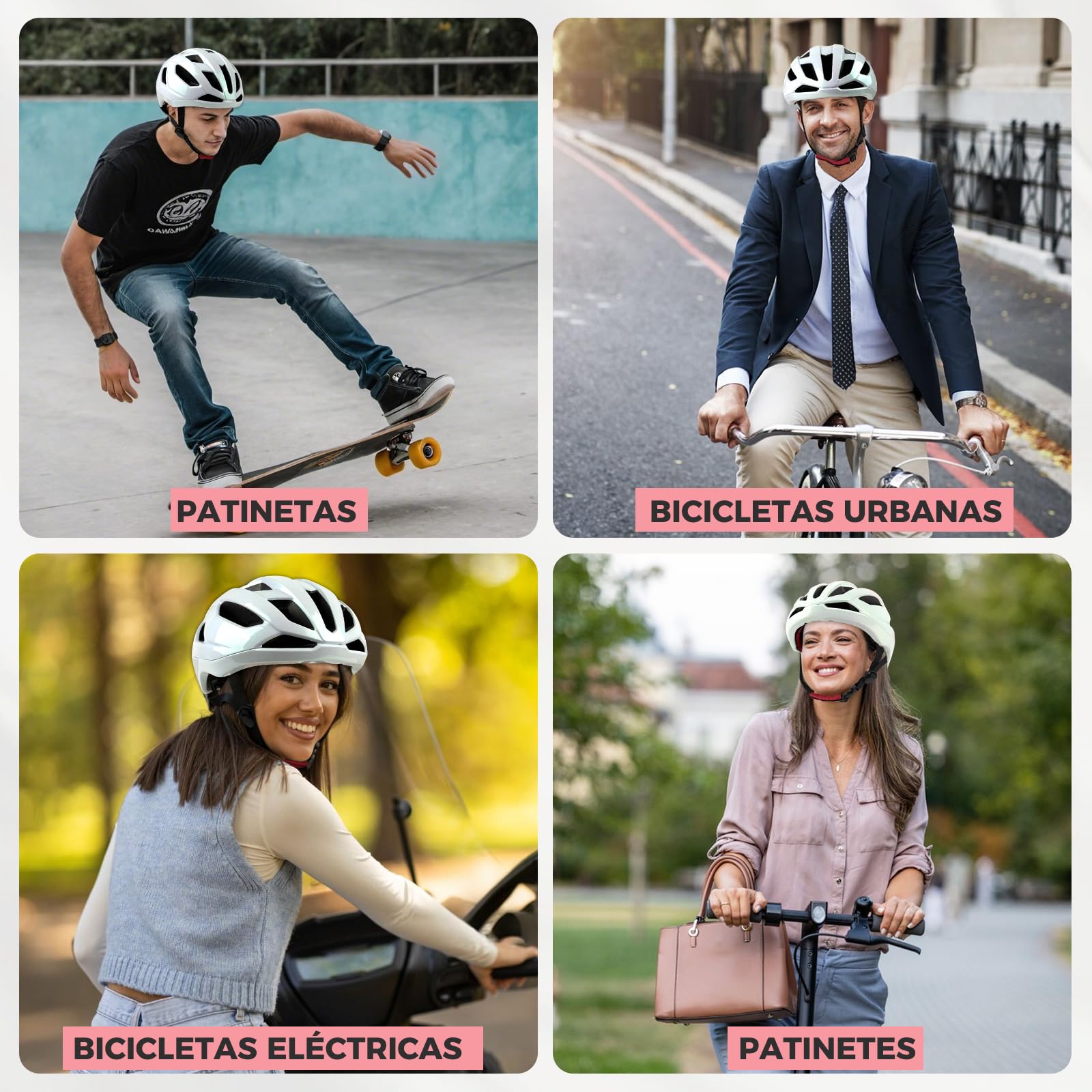 LeapBeast Casco de Bicicleta Adulto, Cascos de Bicicleta de Carretera, Casco MTB Hombre Mujer, Casco de Bicicleta Ultraligero, Transpirable y Perlado para Adultos Ajustable