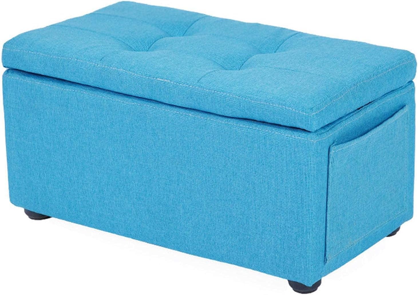 Repose-Pieds Ottoman : Idéal pour Petits Espaces Encombrés avec Couvercle