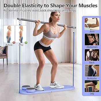 Pilates Board 2025 Upgrade - Foldable Full Body Trainer With Auto