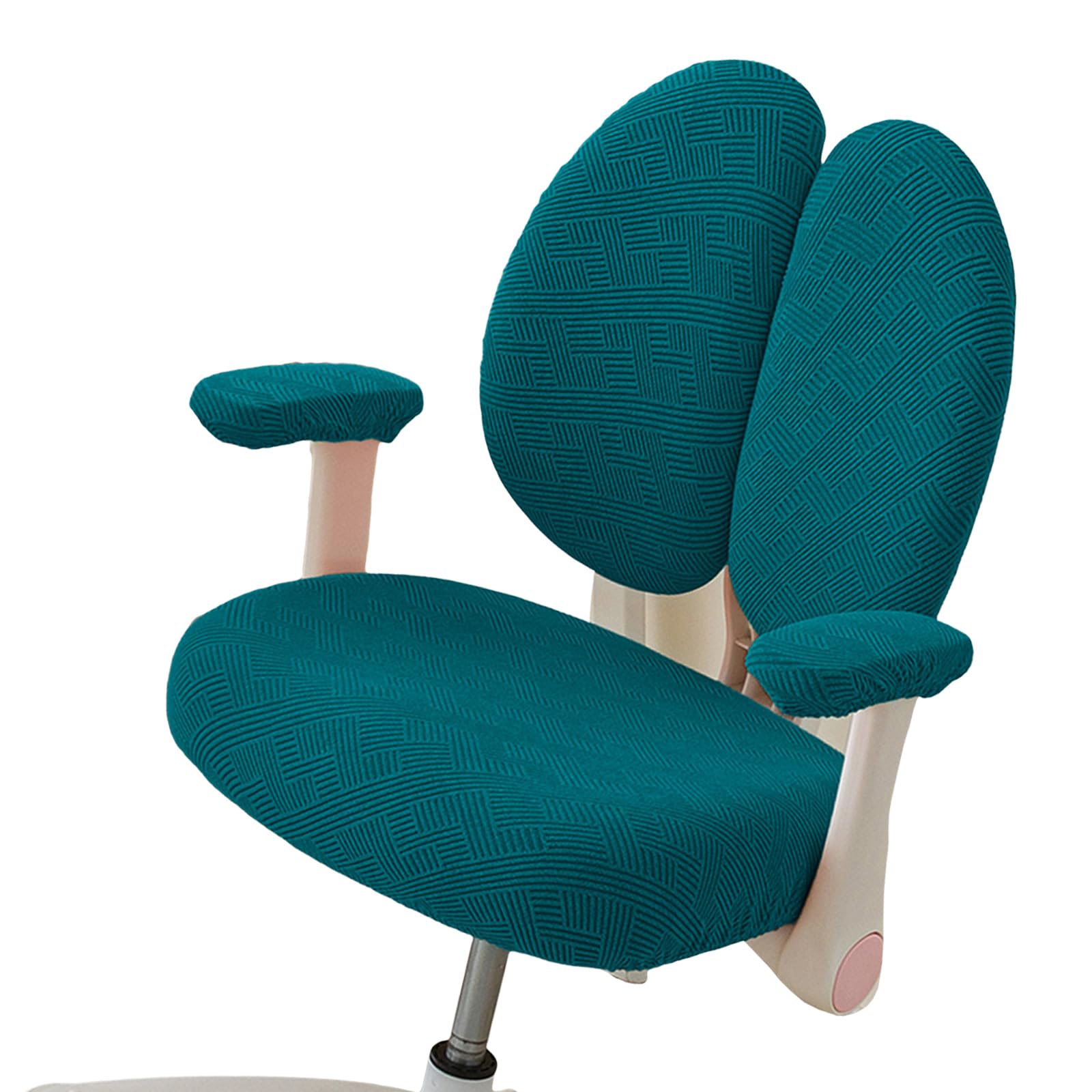 Jazuaiao Polyester Chair Cover Set Seat Cushion and Backrest Spill Resistant for Home Dining or Workspaces Dining Chair Cover Stretchable Seat and Backrest Protectors