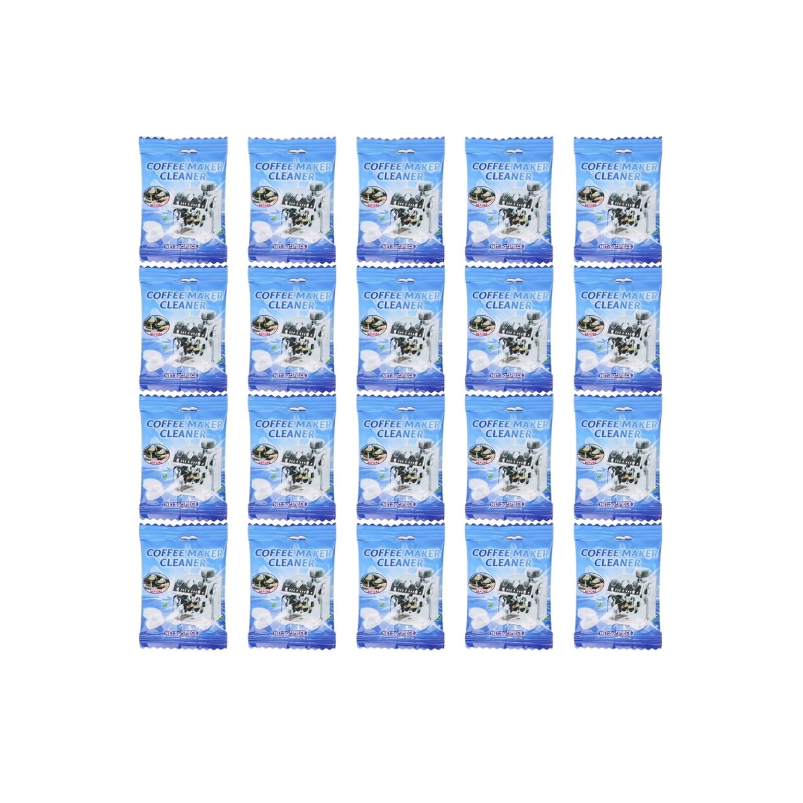 Waschmaschinenreiniger-Tabletten 20/5 Stück Kaffeemaschinen-Reinigungstablette, starkes Entkalkungsmittel(20PCS)