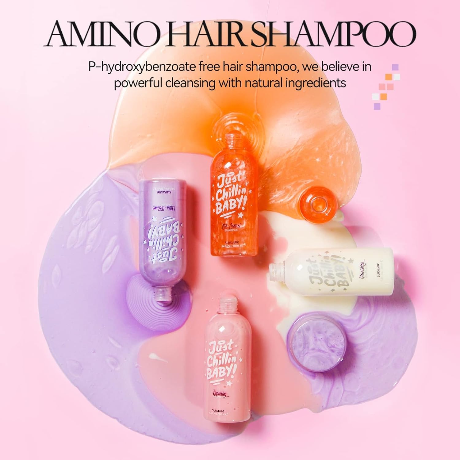 Oily Hair Shampoo and Conditioner for Women, Clarifying Shampoo and Conditioner for Oily Hair, Silicone-free Shampoos and Conditioners Set, 32.4 Fl Oz