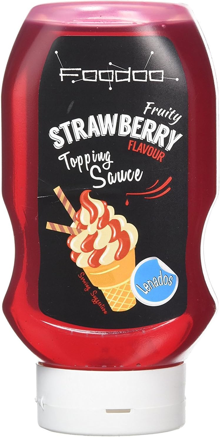 Lenados Topping Syrup Strawberry 585g