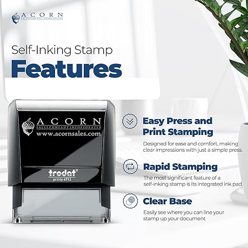 Miniatura 5 de Sello de notario de Oklahoma, sello de notario Oklahoma, impresión rectangular, tamaño 78 x 2-14 pulgadas, hasta 5.000 impresiones y disponible en