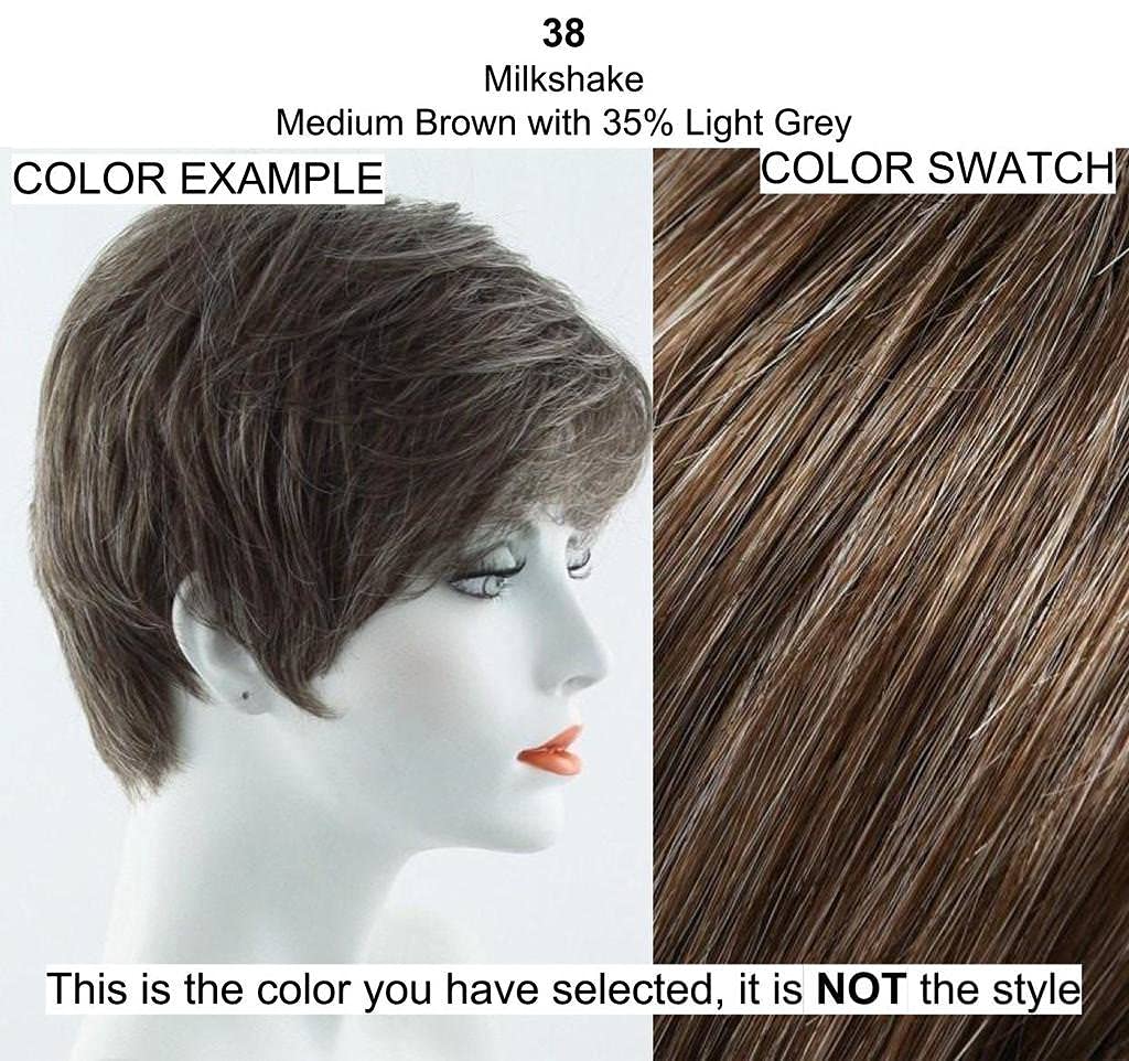 Breathless Ponytail Color 39 Cookies N' Crème Easihair Hairpieces 8" - 10.5" Length Reversible Claw Clip Attachment Synthetic Straight Hair Layered Pony Clip On Bundle MaxWigs Hairloss Booklet