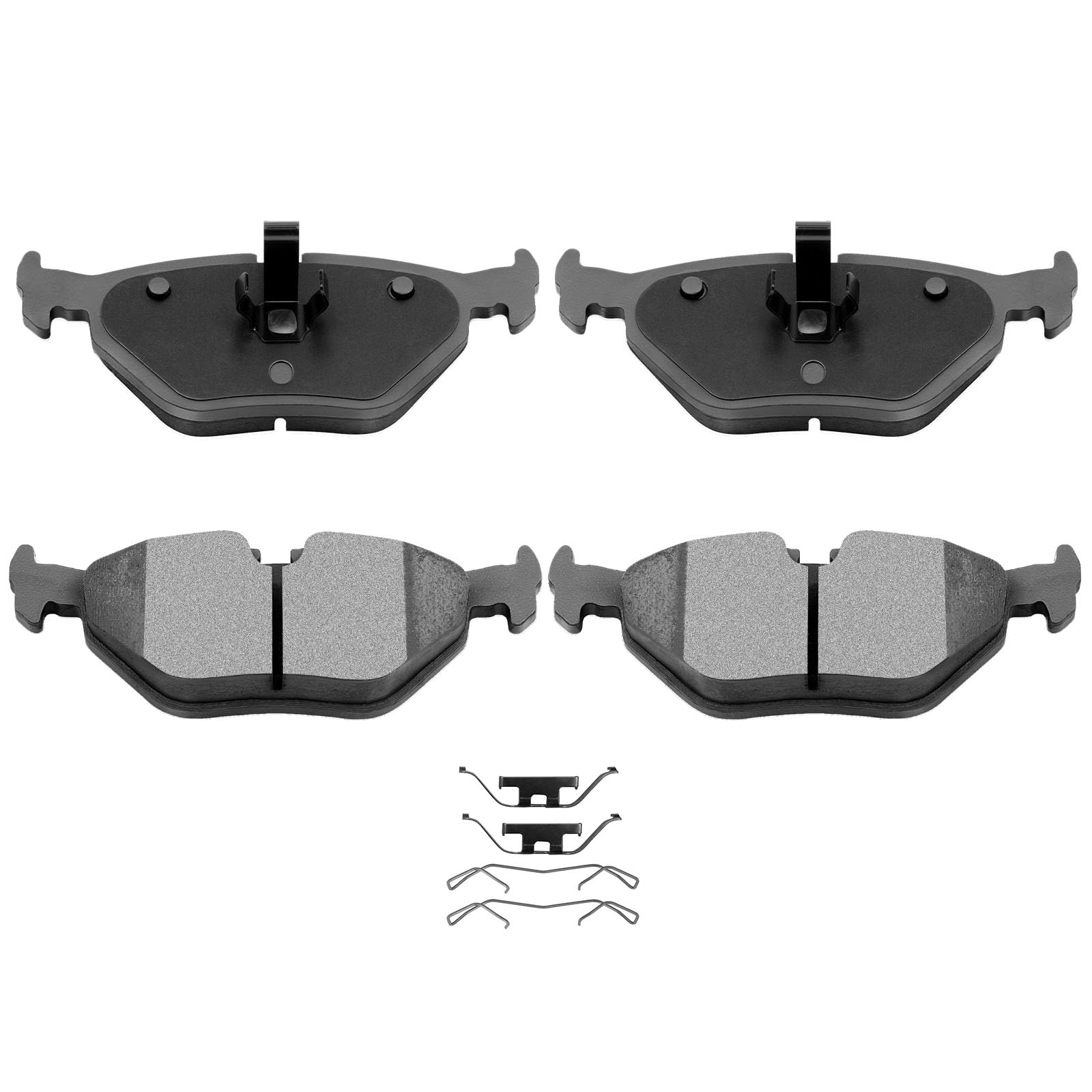 AUTOMUTO 4PCS Rear Ceramic Disc Brake Pads Set D763 For BMW For 325i
