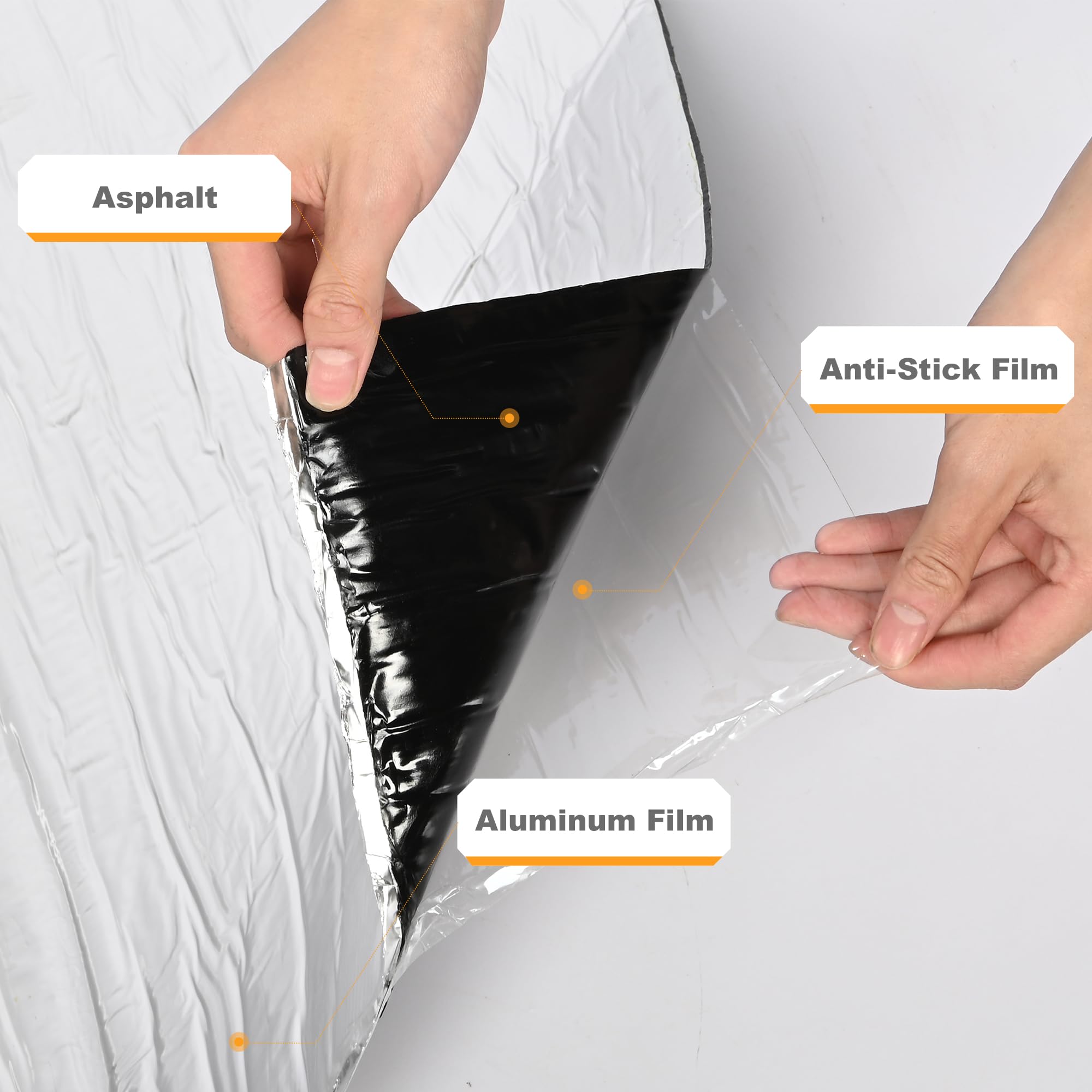 Cinta autoadhesiva de fieltro para techos de 39.6 pulgadas x 16.4 pies, cinta de reparación impermeable de betún para techos, cinta protectora de revestimiento de techo impermeable para fugas de