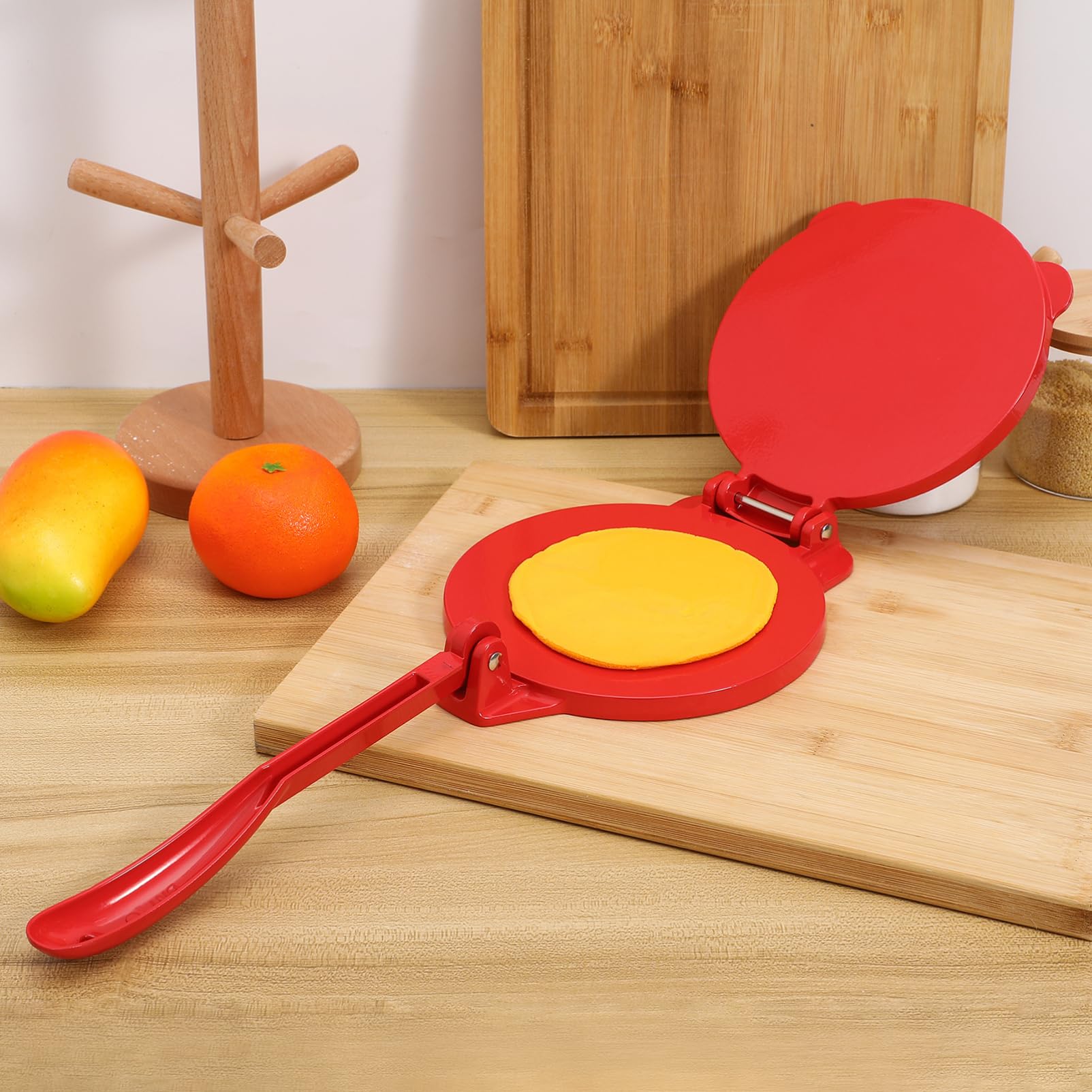 Hemobllo Tortilla Press En Aluminium Presseur De Pâte Pour Tortillas Empanadas Mini-Coquilles De Tarte Boulettes Pour Cuisine Maison Et Restaurant Sans Rouleau À Pâtisserie