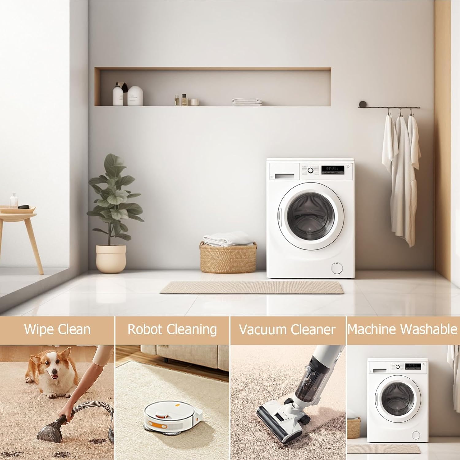 Henri Matisse Rug 2×3ft Unique Colorful Leaf Pattern Graffiti Abstract Landscape Themed Area Rugs for Living Room Bedroom, Ultra-Thin Soft Anti-Slip Carpets, Runners for Hallways, Kitchen