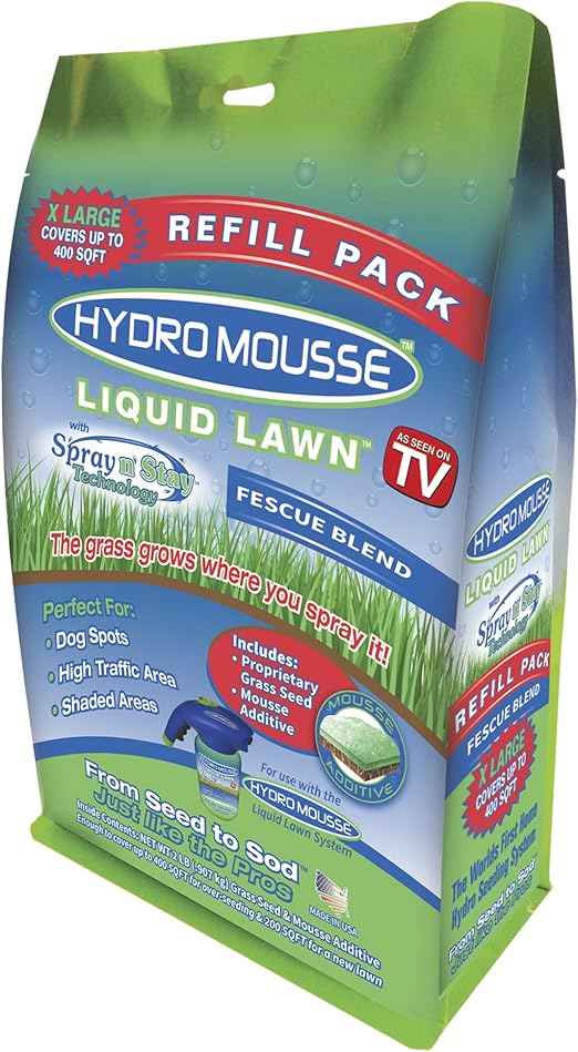 Hydro Mousse Liquid Lawn Refill Pack, 2lb Bag (Covers