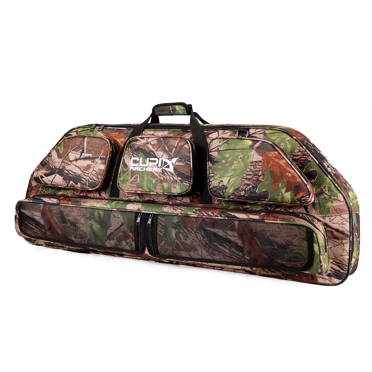 LWANO Compound Bow Case - Archery Soft Bow Bag with Arrow Pocket and Backpack Straps, Durable Soft Padding, Multiple Storage Pockets, Carrying Case for Archery Accessories